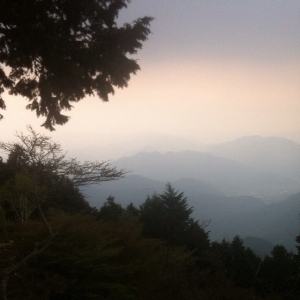 A view from Mt. Hiei
